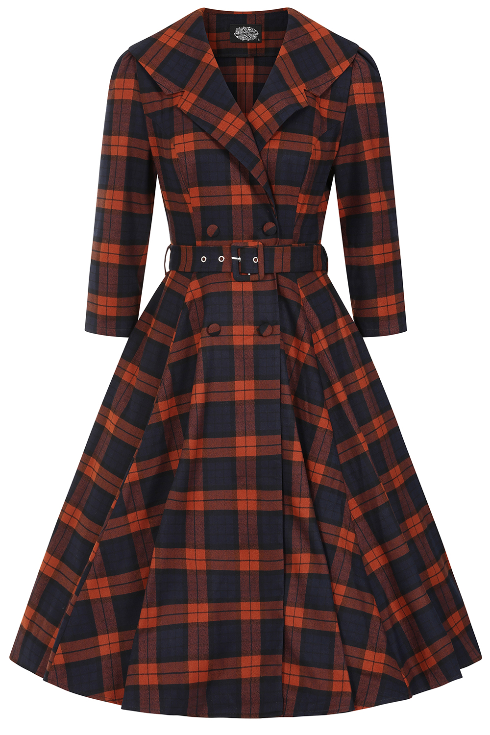 Giselle Tartan Swing Dress